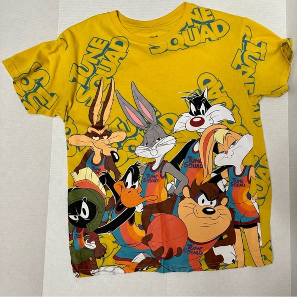 Warner Bros. Tune Squad Yellow Short Sleeve Tee
